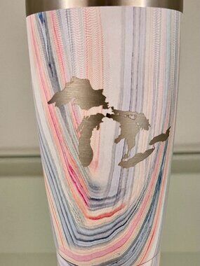 Brand New 12oz Vacume sealed stainless steel State of Michigan